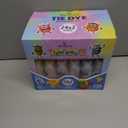 24 Colors Tie Dye Kit, Tie Dye Set for Kids, Pre-Filled Bottles, Non Toxic Permanent Fabric Dye Art Set, Easy DIY Fabric Art - Create Fun (24 Colors)