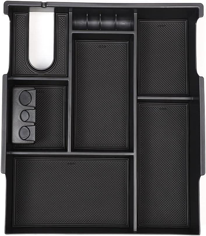 Car Center Console Armrest Organizer Storage Box Fit for Toyota Tundra 2007 2008 2009 2010 2011 2012 2013 2014 2015 2016 2017 2018 2019 2020 2021 ABS Armrest Storage Box Auxiliary Insert (storage box)