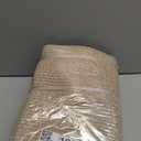 OIAHOMY XXLarge Rectangle Blanket Basket-96L, Cotton Woven Basket for Storage, Dirty Clothes Basket for Living Room, Nursery, Bedroom, Toy Organizing with Handle, 24" x 16" x 15",Brown variegated