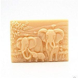 Silicone Mold Elephants, Elephant Family Craft Art Silicone Soap Mold, Craft molds DIY Handmade Soap Mold - The Best DIY Handmade Gifts