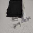 LazBlinds 100% Blackout Cordless Thermal Insulated UV Protection Privacy Curtain for Windows and Doors (26''W x 68''H, Black, 1 Panel)