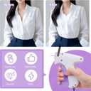 Stitch Gun for Clothes - Handheld Micro Stitch Tagging Gun Quick Clothing Fixer with 2,000 Black Fasteners & 2,000 White Fasteners & 6 Needles & 4 Brooch Pins, Easy Stitching Tool Fabric Gun