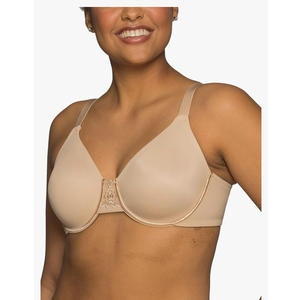 Vanity Fair Women's Beauty Back Smoothing Minimizer Bra, Minimizes Bust Line up to 1.5", Non Padded Cups up to H, Size 36DD