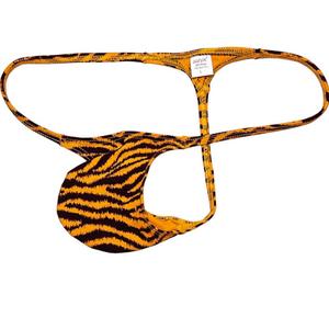 Men's Camouflage Micro Thong Stretchy String Mini Bikini Guys T-Back Pants