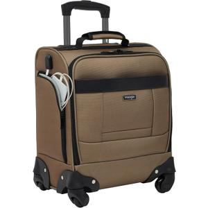 Wrangler 17" Underseat Spinner Carry-On Luggage, Mocha