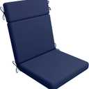 AAAAAcessories Outdoor Seat Cushions for Chairs, Waterproof, Fade-Resistant Patio Furniture Replacement Cushions, 21" x 20" x 3" + 21" x 24" x 3", Navy Blue