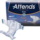 Attends Healthcare Products 98023100 White Medium & Regular Stretch Adult Moderate-Absorbent Incontinence Brief, Pack of 24