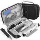 HSTOP Carrying Case for ROG Ally with Large Storage Capacity,Protective Travel Case for ROG Ally Gaming Handheld,Store Chargers, Headphones, etc.Shockproof Protective Storage Case, Black