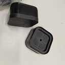 4 Pack Furniture Risers 1 Inch, Adjustable Bed Risers Heavy Duty for Table Desk Couch Chair Sofa Cabinet Bed Legs Dorm, Square Stackable Bed Raisers Blocks Lift Height 1", 2" or 3", Black