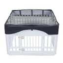 Dog Playpen Mesh Top Cover,[Play Pen Not Included] Fits 36" Inch Pet Playpen with 4 Panels，Dog Cage Covers Puppy Play Pen Cover,Indoor/Outdoor Use,Easy to fold for Portability