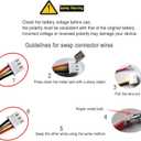 AOLIKES 18650 2s1p 2600mAh 7.4v Rechargeable Lithium-ion Battery with XH2.54/3p Plug Connector /5C Cells, Support Fast Charging - 1 Pack