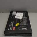 Wireless Keyboard and Mouse Combo, 2.4G Full Size Wave Keys Ergonomic Keyboard with Wrist Rest and 3-Level DPI Adjustable Wireless Ergonomic Mouse for Windows, Mac OS Desktop/Laptop/PC (Black)