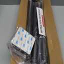 Matte Bronze Shower Curtain Rod,1 Inch Diameter Stainless Steel Adjustable Spring Tension Rods 32 to 80",with Holders,Anti-Slip,Curtain Rods No Drilling (Pack of 1)