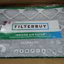 Filterbuy 16x25x1 Air Filter MERV 8 Essential Dust & Allergy Defense (4-Pack), Electrostatic Pleated HVAC AC Furnace Filters Replacement (Actual Size: 15.50 x 24.50 x 0.75)