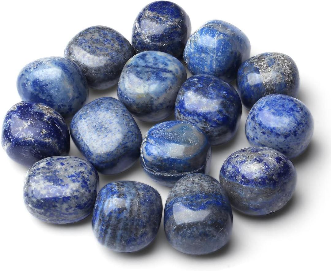 MAIBAOTA Lapis Lazuli Natural Crystals Bulk Polished Tumbled Stones Energy Balance Crystal Gemstones Vase Filler Decorative Stones Quartz Crystals