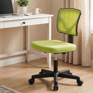 OLIXIS Armless Home Office Chair, Ergonomic Small Desk Chair, 1 Pack