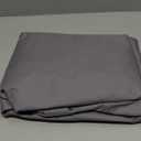 Grey Round Fire Pit Cover Outoor 36 inch Dia Waterproof Patio Deck Propane Fire Bowl Cover 600D Heavy Duty All Weather Resistant