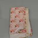 Whaline 12Pcs Spring Cotton Fabric Bundles 18 x 22 Inch Retro Floral Printed Fat Quarters Pink Flower Quilting Patchwork Squares Sewing Fabrics for DIY Handmade Crafting Home Party Decor