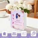 3D Puzzle Vase for Adults Kids, 120 Pcs Puzzle Book Vase for Flowers, Arts and Crafts for Kids 4-6, Adults, Girls, Cute Unique Vases, Books Lover Gifts for Women(Pride Prejudice)