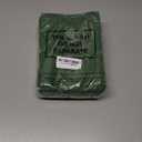 Threan 4 Pcs Long Canvas Sandbags for Flooding Sand Tube Bags Flood Protection Thickened Reusable Rain Wind Flood Barrier with Elastic Band Water Barrier Tube for Door Rain Control, Green (6 ft)