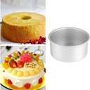 XZJMY 5Pack 5 Inch X 2 Inch Cake Pan, mini cake pan, round aluminum cake pan, used for family gatherings to bake mini cake pizza, quiche