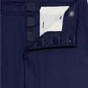 Izod Boys' School Uniform Adaptive Chino Shorts, Adjustable Waistband, Velcro Closure, and Faux Buttons (7, Navy)