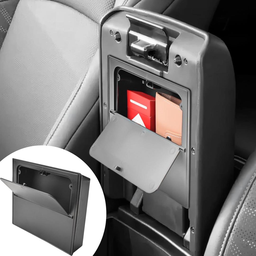TACOBRO Armrest Hidden Compartment Tray for 2025 2026 Toyota 4Runner  Center Console Organizer with Touch-to-Open & Close  Premium ABS Material, Easy Installation
