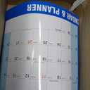 32" x 48" 2026 Wall Calendar Large Dry Erase Calendar for Wall Erasable Laminated 12 Month Wall Planner Yearly Annual Calendar Reversible Horizontal/Vertical Office Classroom Home Blue