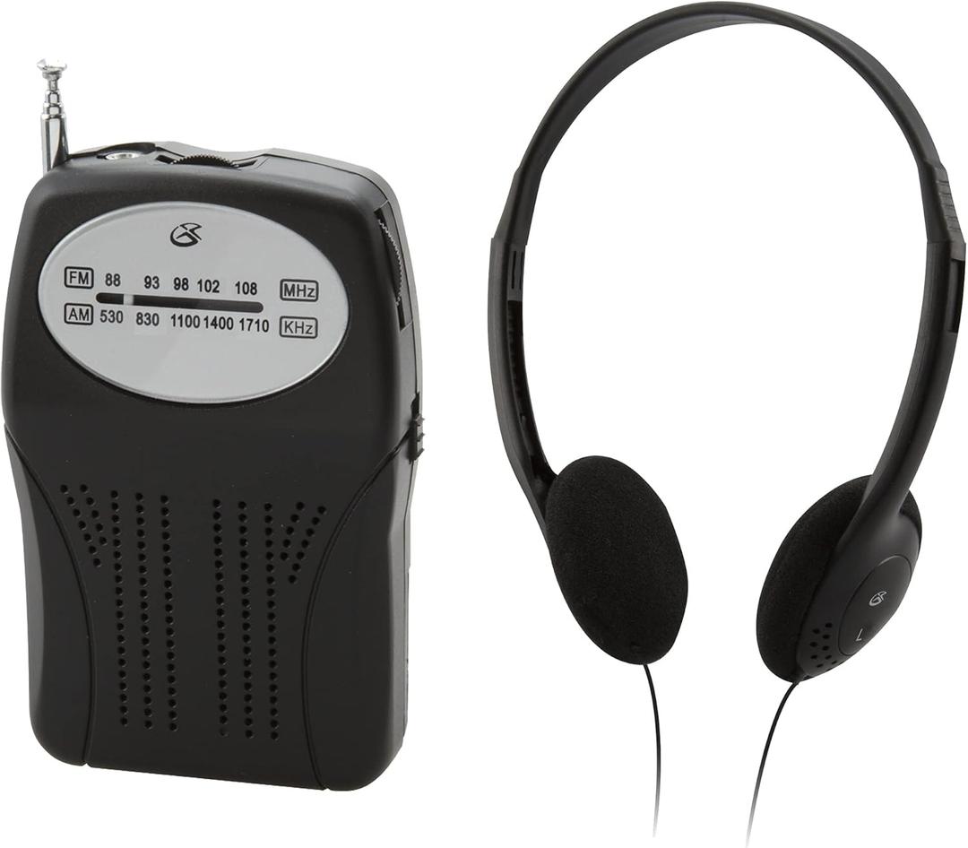 GPX Portable AM/FM Radio - R116B