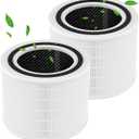 Core 200S Replacement Filter 2 Pack, 3-in-1 Filters Compatible with LEVOIT Core 200S Smart WiFi Air Purifier, HEPA Core 200S-RF Filters