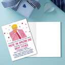 6 x Funny Fathers Day Card for Husband or Dad, Fathers Day Gift from Wife Family, Adult Humor Novelty Greeting Card, Amazing Dad Appreciation Card