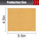 BOSHCRAFT 50 Pcs 1/4 Sheet Sandpaper, Premium Sand Paper 80/120/150/220/320/400 Grit Sandpaper Sheet Sand Paper Assortment for Wood Metal Automotive Palm Sanders 5.5" x 4.5"