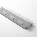 Gas Grill Replacement Parts Stainless Steel Heat Plate Shield, Flame Tamer Burner Cover, BBQ Heat Tent for Charbroil, Kenmore, Thermos, Master Forge, 14 5/8 inch x 4 1/4 inch, Set of 4, KS734