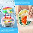 8 Pcs Diamond Art Coasters Waterproof Cover, Mushrooms Diamond Painting Coasters, Diamond Art Coaster Kit Crystal Gem Art Kits for Home Office and Gift 4X4 Inch