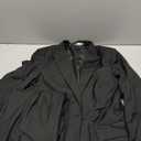 Women's 2 Piece Suit Notched Lapel One Button Slim Fit Business Office Work Tuxedo Blazer Pants Set (Medium, Black)