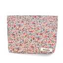 KeYaMee Make Up Bag Cosmetic Bags for Travel Women Corduroy Organizer Pouch Toiletry Bags with Zipper Large Capacity 18 flowers