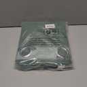 BGment Dark Green Sheer Curtains 84 Inches Long - Embroidered Leaf Pattern Light Filtering Cottage Core Botanical Semi Sheer Grommet Window Drapes for Farmhouse Living Room, 2 Panels, 52 x 84 Inch