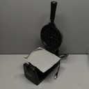 Waffle Maker, Rotating Belgian Waffle Maker, 180° Flip Waffle Iron, Non-Stick Plate, Adjustable Browning Control, Foldable Cool Touch Handle, Removable Drip Tray, Space Saving Storage, Stainless Steel
(Black)