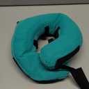 MIDOG Soft Inflatable Dog Cone, Donut E-Collar Alternative for After Surgery, Prevents Licking, Allowing Normal Eating & Vision, Comfortable Recovery Collar for Small Medium Large Dogs&Cats, GreenBlue-M+