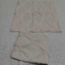 decorUhome Throw Pillow Covers 18x18 Inch Set of 2, Soft Plush Faux Fur Wool Beige Couch Pillow Covers, Decorative Neutral Pillow Cases for Bed Sofa Living Room Home Decor