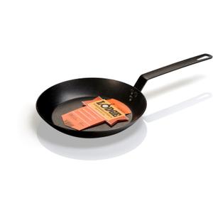 Lodge 10 Inch Carbon Steel Skillet - PFAS-Free Pre-Seasoned Carbon Steel Frying Pan for High-Heat Searing - Long Handle Design for Omelets, Grilling, and Campfire Cooking - Made in the USA