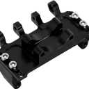 INJORA Adjustable Servo Mount CNC Aluminum for Axial SCX24 1/24 RC Crawler Upgrade (Black)