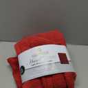 GOLD TEXTILES Premium Hand Towels for Bathroom -100% Ring Spun Cotton (Red,4 Pack, 16x30 Inches) Luxury Soft Absorbent & Quick Dry, Bathroom Hand Towel Perfect for Hotel, Salon, Gym & Spa