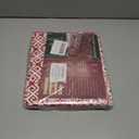 Christmas 3x5 Red Area Rug Santa Xmas Tree Holiday Decor Entryway Doormat Washable Non Slip Soft Low Pile Lightweight Mat for Living Room Bedroom Dining Room Bathroom