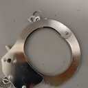 Toy Handcuffs with Keys Metal Toy Handcuffs for Kids (Silver)