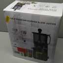 Slow Juicer Machines, 5.8" Feeding Chute For Fruits and Vegetables, High Juice Yield & Easy to Clean