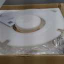 48 Inch Crystal Ceiling Fan with Light and Remote Modern Dimmable Fandelier Invisible Retractable Chandelier Fan Gold for Bedroom Living Room