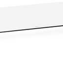 YEOUX Multi-Purpose Desktop Stand, Clear Floating Computer Monitor Riser with Natural Wood Base, Desk Organization Shelf for Printer, Laptop, Audio Device, Flat Screen
