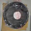 EIFHYT Molded Nylon Ceiling Medallion for Light Fixtures and Ceiling Fans 16"OD x 4"ID x 3/4"P (Fits Canopies up to 12-3/8") Black