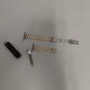 MioHHR Slim Metal Band Compatible with Apple Watch Band 42mm(Series 11 10) 41mm(Series 9 8 7) 40mm(Series 6 5 4 SE3/2/1) 38mm(Series 3 2 1),Stainless Steel iWatch Bands for Women,Silver/Gold